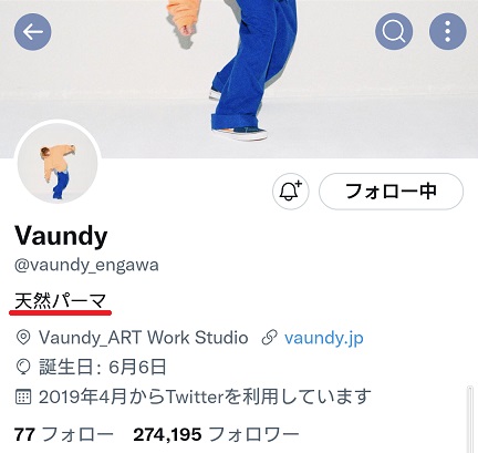 Vaundyプロフィール